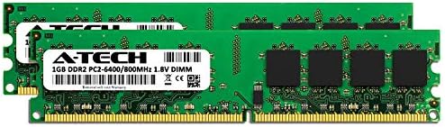 A-Tech 8GB DDR2 800MHZ UDimm PC2-6400 CL6 2RX8 1,8V DIMM NÃO ECC Módulos de memória de RAM de desktop não ECC