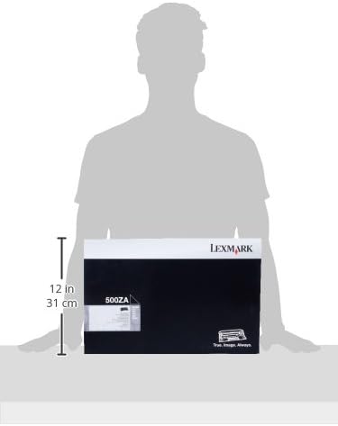 Lexmark 50F0ZA0 Toner de unidade de imagem, preto