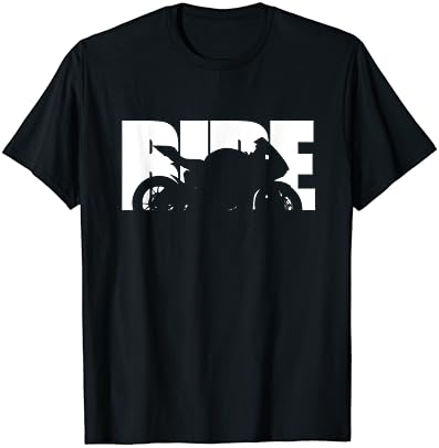 Motociclista de bicicleta Motocicleta Motocicleta Camiseta de motociclista