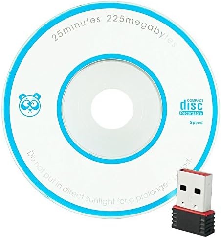 Zibo Mini Usb WiFi Wireless Adapter, 150Mbps, suporta Windows XP, Vista, 7, 8 e Linux