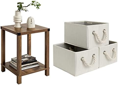 StorageWorks Table de 22 ”de altura, com cestas de armazenamento de 3 pacotes para organizar