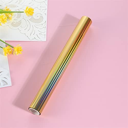 5mx19.3cm 17 Rolls Toner Reactive Foil Paper Hot Stamping Paper para fazer cartas Fazendo cartas de recortes artesanais de