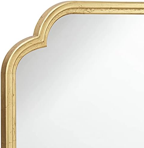 Utter mais Naomi Gold Leaf 40 x 30 Espelho de parede retangular