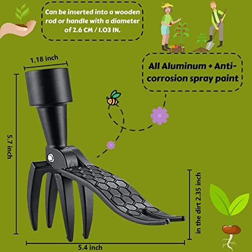 Ferramenta de puxador de ervas daninhas Meisuk, ferramenta de removedor de ervas daninhas para jardinagem para cuidados com