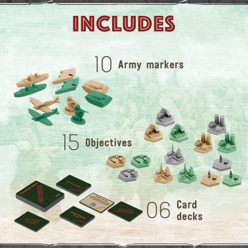 Wargames entregou - Bolt Action Combined Arms - Miniaturas de 28 mm de guerra, livreto de regras, ordens e operação, 6 decks de cartas, 67 tokens, kits de modelo de plástico de pacote digital figuras por jogos de guerra por jogos de guerra