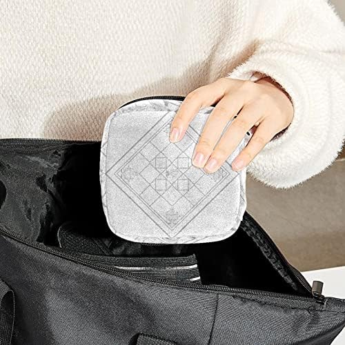 Bolsa de armazenamento de guardanapo sanitário, bolsa menstrual da xícara, bolsas de armazenamento portáteis de guardana