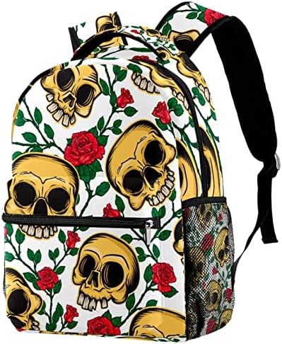 Backpacks de Backpacks de Crânios Meninos Bag da Escola Meninas Viagem Caminhando Camping Daypack Rucksack