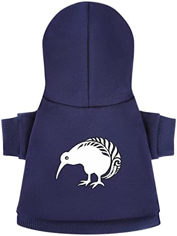 Nova Zelândia Kiwi Fern Fashion Capuzes de estimação macios e macios roupas de cachorro