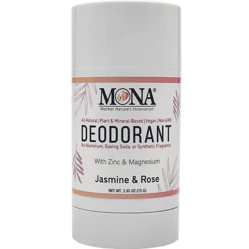 MONA Brands | Alumínio livre de desodorante natural para mulheres e homens | Bicarbonato de sódio e fragrância sintética,