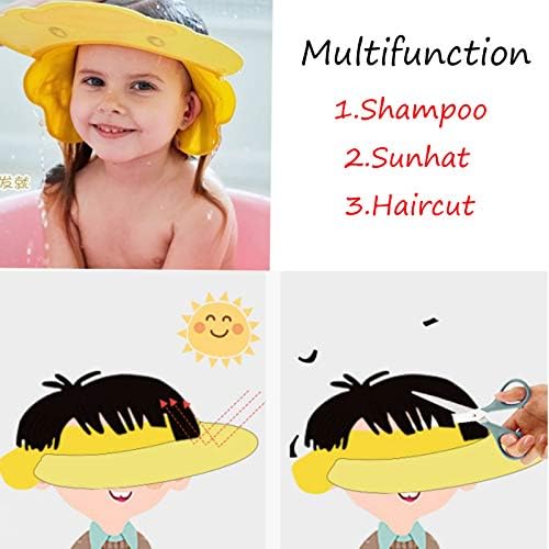 Meninas Cap shampoo Kids Kids Ajusta Bathing Toddler Cartoon Shower Hat Boys Visor Care Criança Crianças Chapé