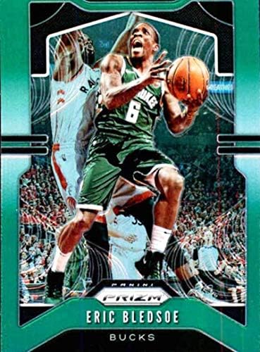 2019-20 Panini Prizm Prizms Green #231 Eric Bledsoe Milwaukee Bucks NBA Basketball Trading Card