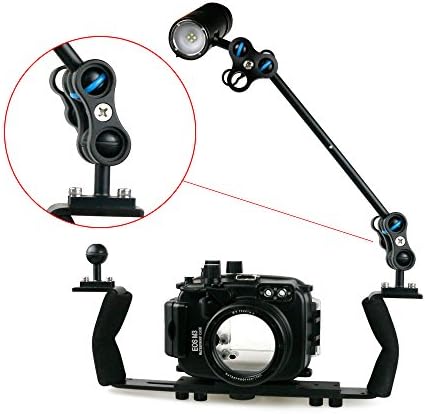 Câmera de mergulho subaquática Armd, para a fotografia subaquática, para fotografia subaquática, compatível com os braços da lanterna