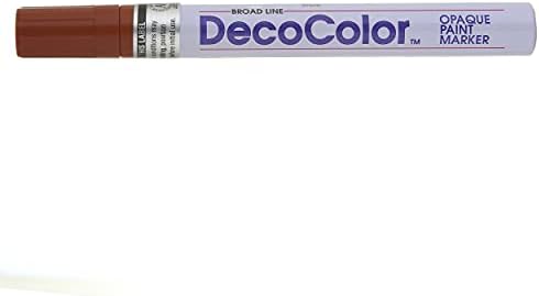 Uchida 300-C-6 Marvy Deco Color Broad Point Paint Marker, Brown