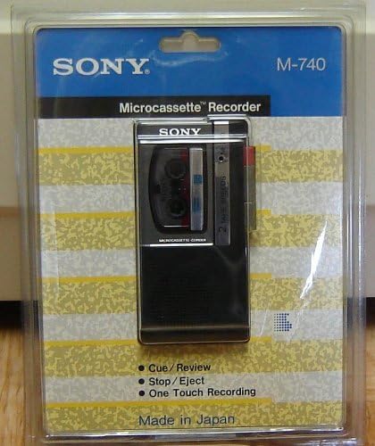 Recorder de Microcassete da Sony M-740
