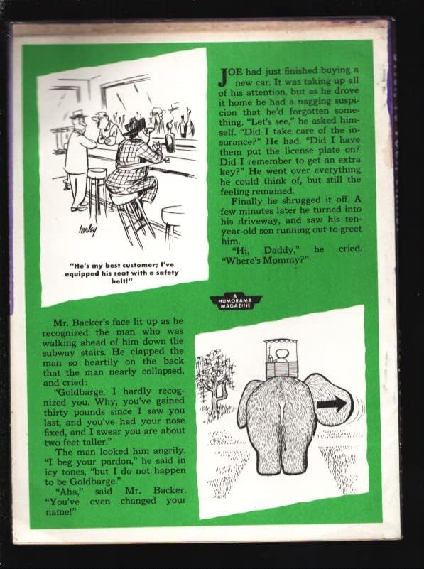 Joker 2/1961 piadas-Gags-Cartoons-Art por Basil Wolverton, Bill Wenzel, Dan DeCarlo-Al Kaufman-VG-