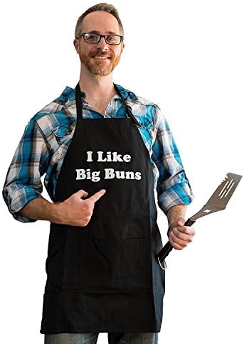 BBQBUD Men's Fun Grilling Apron: Gosto de Big Buns…
