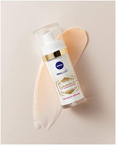 Nivea Celular Luminous630 Anti-Pigment Spot soro intensivo, iluminando o soro para uma pele par e radiante, cuidados com