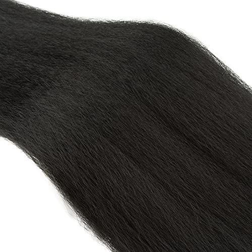Yaki pacote reto cabelos humanos 3 feixes 24 26 28 polegadas 8a grau brasileiro Virgem não processada Remy Yaki Pacotes de cabelo humano retos Extensões de cabelo Remy