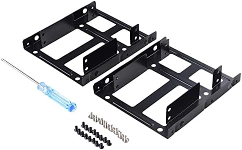 Suporte de montagem SSD SNANSHI, suporte SSD 2,5 a 3.5 Adaptador SSD HDD Adaptador de suporte de montagem de metal HDD Suporte