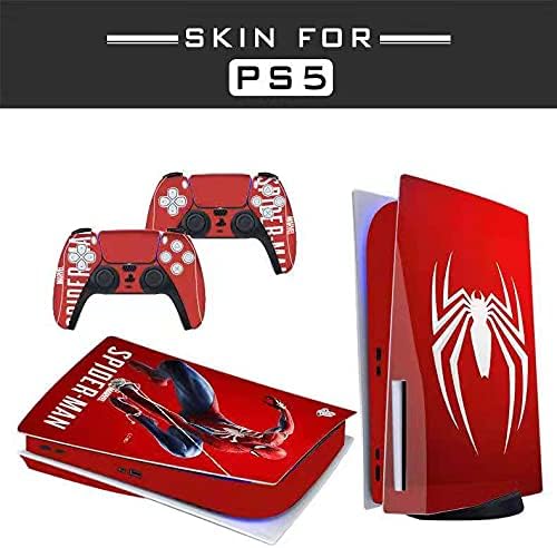 Adesivos de pele PS5, console Suzier PS5 e controlador Skin Skin VinyL Sticker Decal
