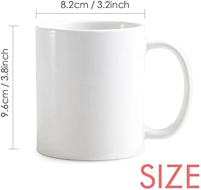 Duas gestos Padrões de esboço da caneca de cerâmica de cerâmica porcelana de porcelana