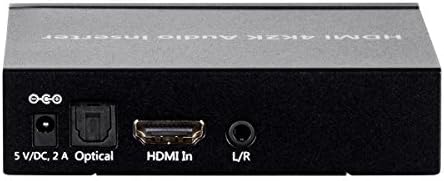 Monoprice 113347 Blackbirdtm 4K Series HDMI Audio Inserter, Black