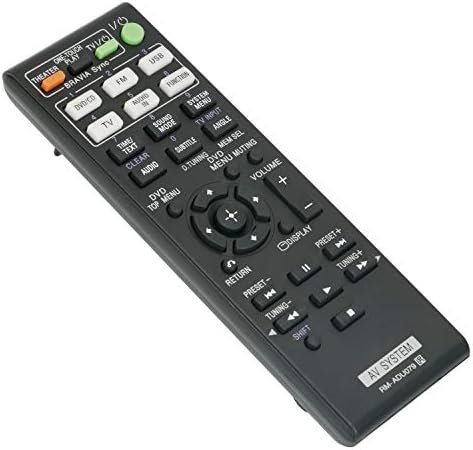 RM-UTU079 Substitua o controle remoto RMADU079 FIT para o sistema de home theater Sony DVD DAV-DZ170 DAV-DZ171 DAV-DZ175 HBD-DZ170