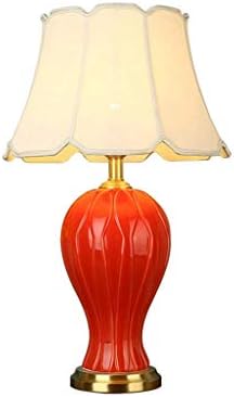 Wybfztt-188 Lâmpada de mesa de decoração em casa moderna, corpo de lâmpada de cerâmica de abajur para tecido, adequado para sala