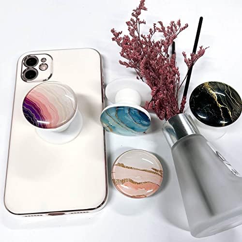 Wuyulb Crystal Glitter Glitter Expandível Colapsível Moblile Phone Stand Stand para smartphones e tablets Acessório de telefone celular