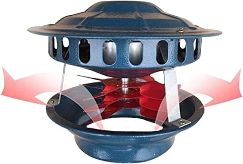 Ajazi Chimney Fan for Flue Diâmetro 13-22 cm CHIMNEY CHIMNEY Ventilation Fãs de exaustão na cobertura do fogão Thermo Frove, 100W