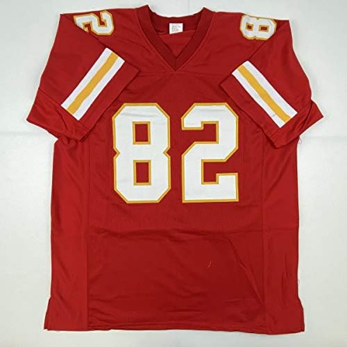 Autografado/assinado Dwayne Bowe Kansas City Red Football Jersey JSA COA