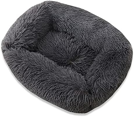 N/A Bed Cama de Animal de Pet Kennel Praça de inverno Saco de dormir quente Long Puppy Cushion tapete suprimentos portáteis 46/50/60cm