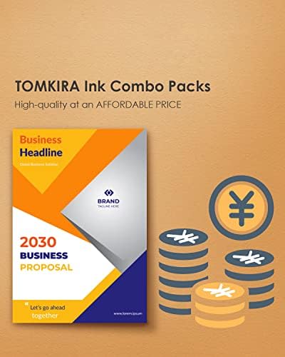 Tomkira 250xl 251xl Compatível com tinta para Canon 250 e 251 Os cartuchos funcionam com MX922 MX920 PGI -250 CLI-251 XL PIXMA