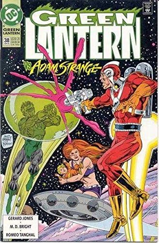 Green Lantern Comics #38 Arte de produção Página original #9 assinado Anthony Tollin