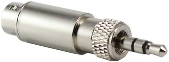 Hixman CA803 Adaptador de conversão para Audio Technica Hirose de 4 pinos para Sennheiser 3,5 mm Transmissor de plugue