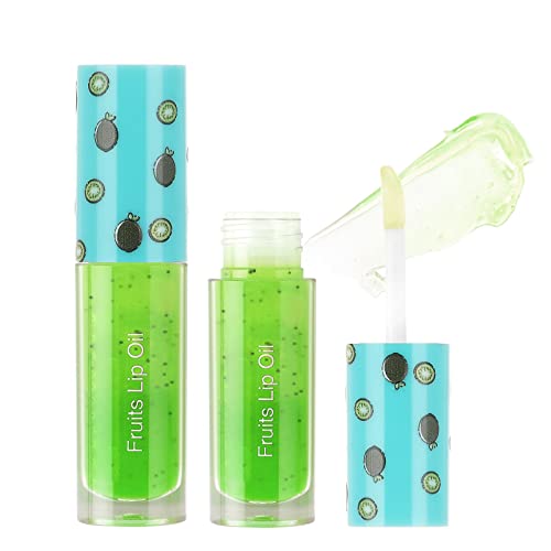 Xiahium Packs of Lip Gloss Fruit Series Lip Oil Glass Lip Lip Hidratante Transparente Lip Gloss esfoliendo LIMEFICAÇÕES LIMENTOS