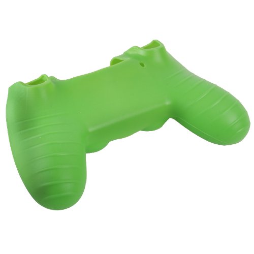 Caso de cobertura de gel de borracha de borracha de silicone suave para Sony PlayStation PS4 PS 4 Controller Green