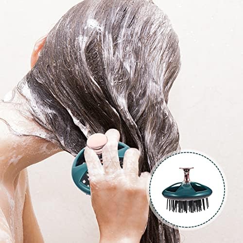 Espátulas de silicone esfumadas massageiro de escova de escova de cabelo massageiro de cabelo macio escova de cabelo Esfoliador