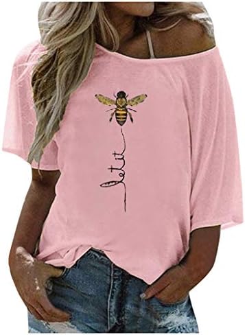 Yubnlvae plus size moletons para mulheres gráficas básicas camisetas leves de colheita de pescoço de pescoço de verão