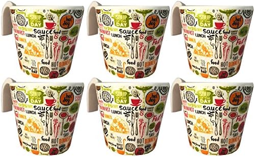 Milton melamine curva leite e canecas de café, 200 ml - conjunto de 6