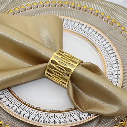 GFDFD Table Decor Hollow Out Napkin Rings Titulares servette fivete para o jantar de festa de natal