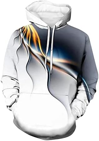 Hoodies shusuen para homens moletons imprimidos de pulôver leves de manga longa color