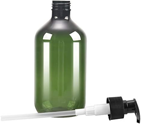 Garrafa de garrafa de bomba garrafa de garrafas plásticas garrafas de shampoo vazias com bomba de 10 onças de 300 ml de garrafas de