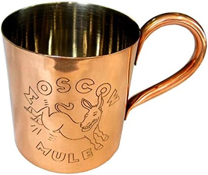 Moscow Mule Copper Cups Conjunto de 4 canecas, 12 onças cada