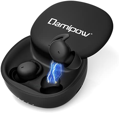 DamiPow True Wireless Sleep foodbuds, tecnologia de bloqueio de ruído fones de ouvido Bluetooth In-ear, menor e mais