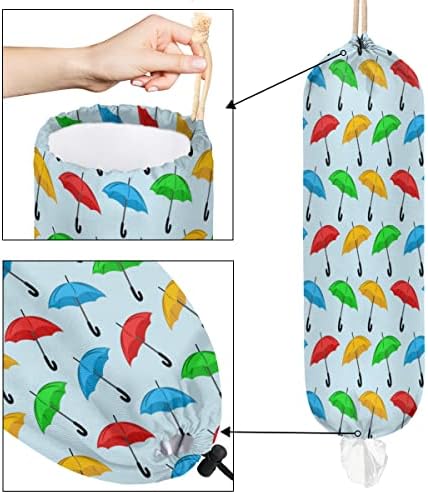 Guarda -chuvas de guarda plástica portador de saco de parede fofa Organizador de sacolas plásticas reutilizável Distribuidor
