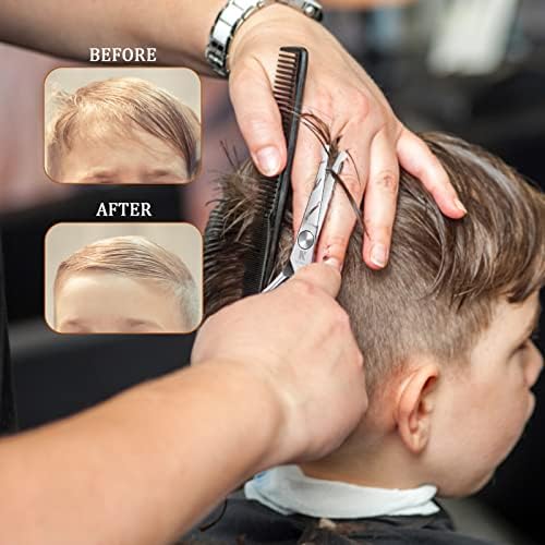 Crianças de cabelo Corte de tesoura Profissional Segurança Profissional Dicas arredondadas Kit de tesoura de corte de cabelo