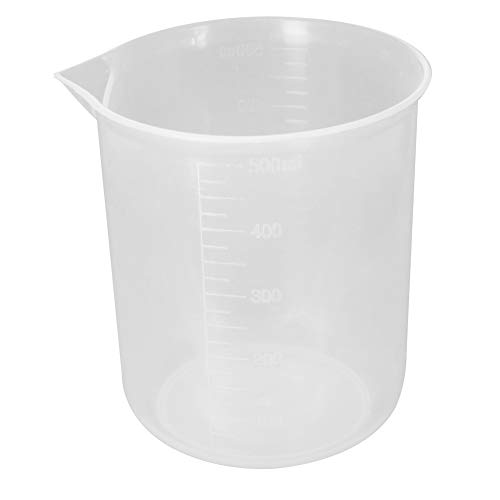 JutagoSs 0,5 litros Medição de plástico graduado mixagem arremessadora derramando copo de copo de tinta líquidos de cozinha