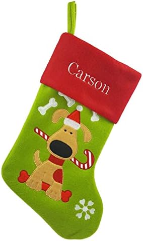 Dearsun Pet Christmas Christmas Staqueira Cão de Natal Meias personalizadas com tecnologia de bordado Dog Christmas Stocking Dog Gift Bag