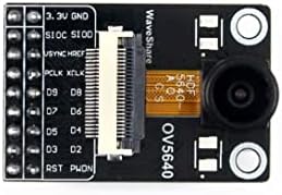 WaveShare OV5640 Placa de câmera Módulo de sensor de imagem de 5 megapixels Fisheye Lente para obter diagonal de 170 graus